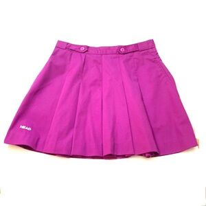 HEAD Sportswear Pleated Tennis Mini Skirt, Pink
